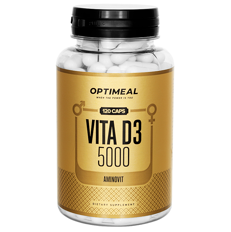 Витамин D3 OptiMeal Vita D3 5000 120 капсул