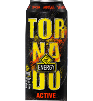 Напиток Tornado Energy Active энергетический газированный 12 шт