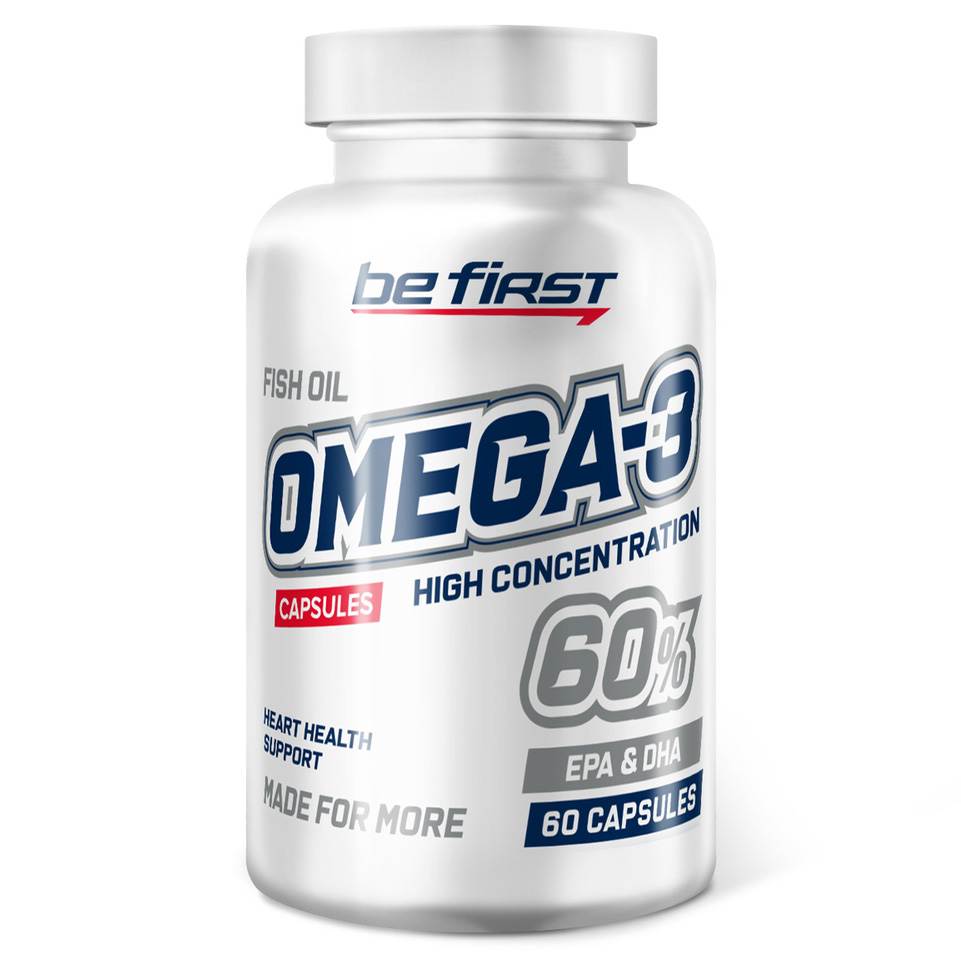 фото Be first omega-3 60% high concentration - 60 капсул