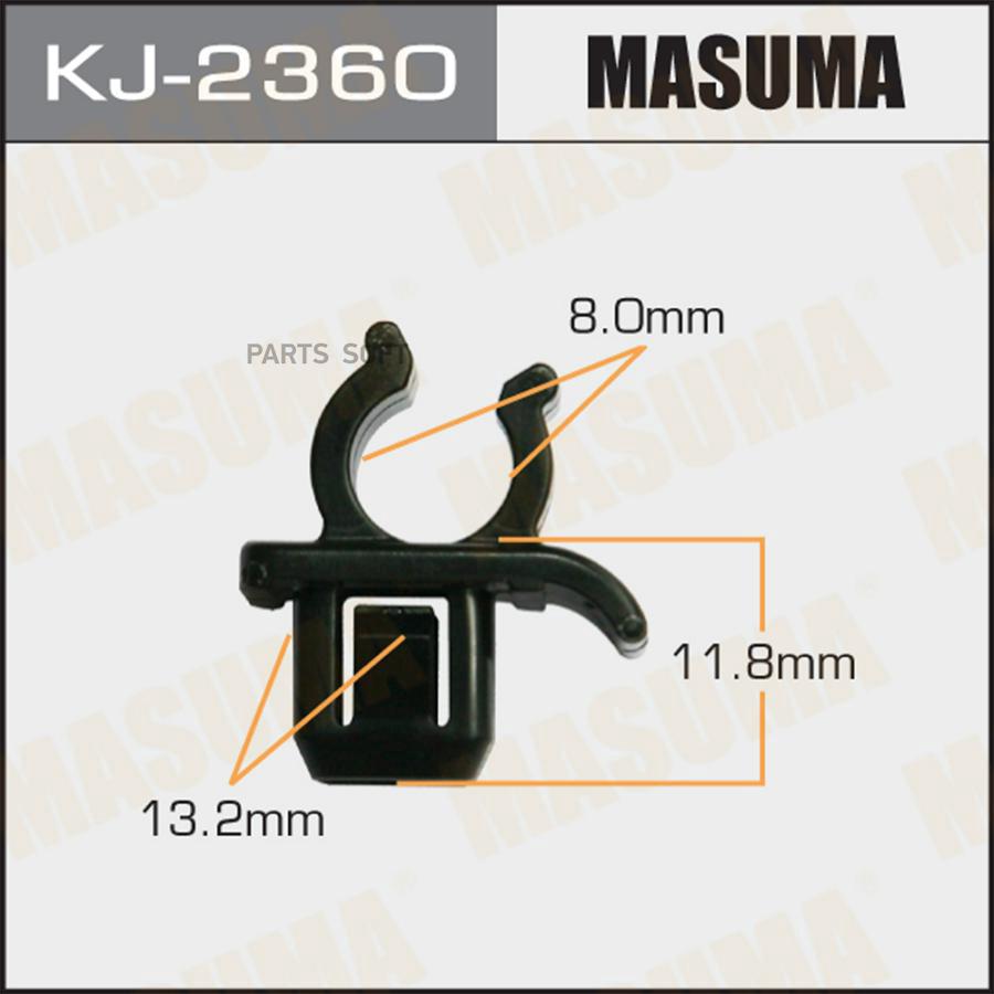 

Клипса автомобильная (автокрепеж) MASUMA 2360-KJ [уп.50]