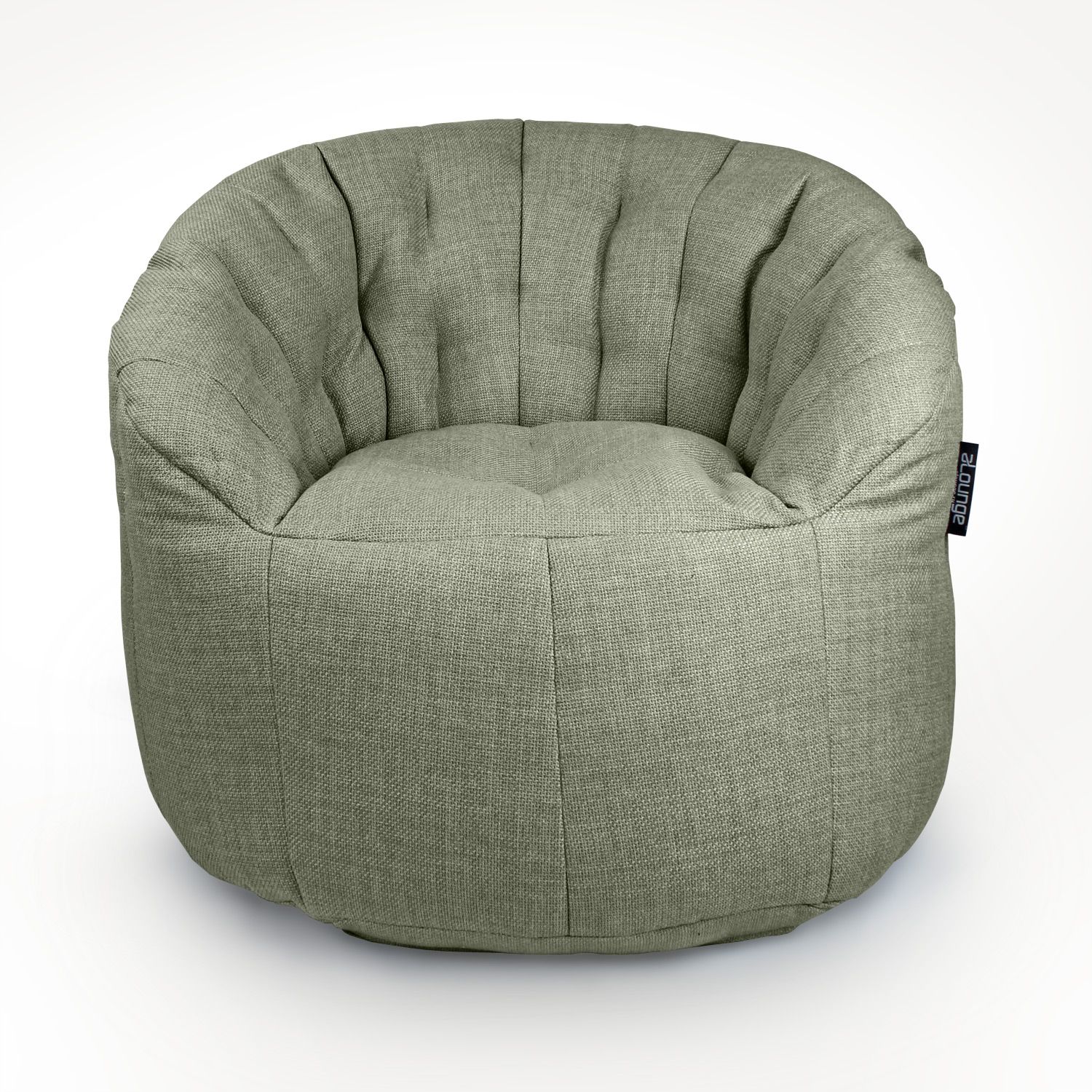 Кресло для отдыха aLounge - Butterfly Sofa - Lime Citrus (рогожка, серо-зеленый)