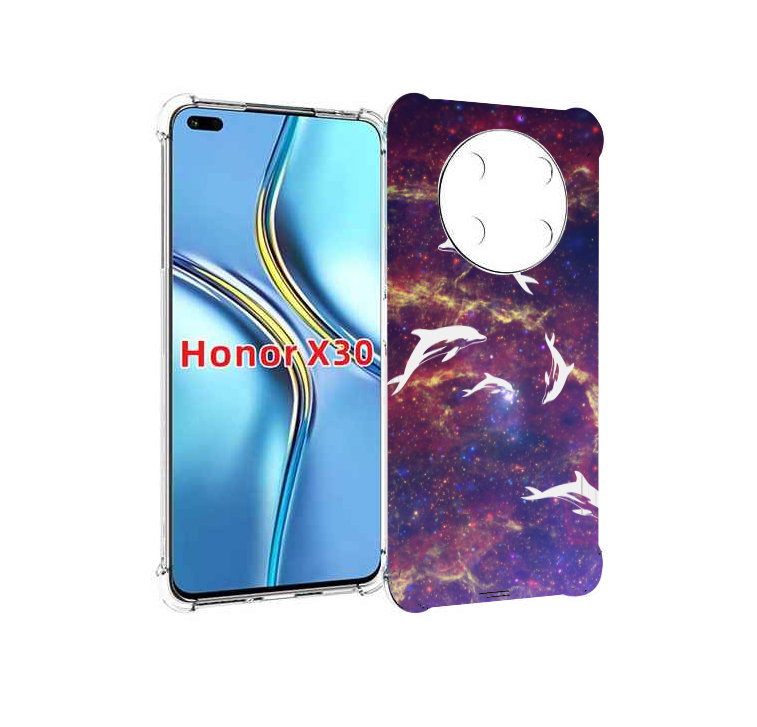 

Чехол MyPads Космические-дельфины для Honor X30 / Magic4 Lite 5G, Прозрачный, Tocco
