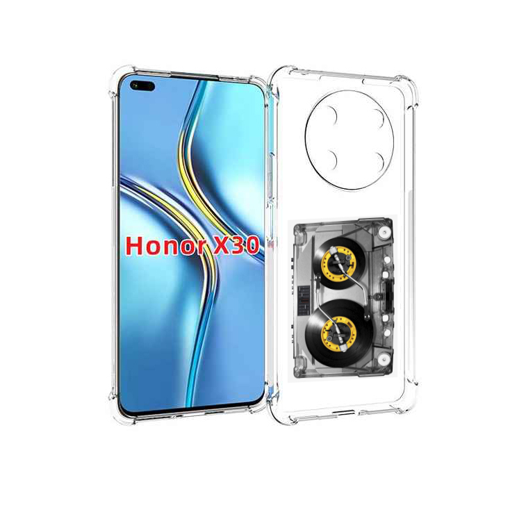 

Чехол MyPads Кассета музыкальная для Honor X30 / Magic4 Lite 5G, Прозрачный, Tocco