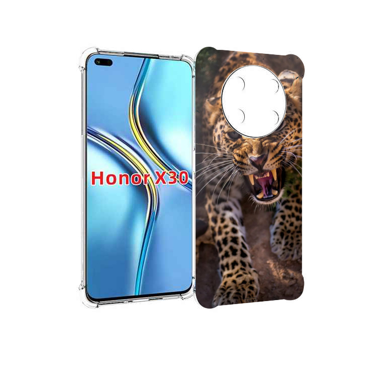 

Чехол MyPads Злой-гепард для Honor X30 / Magic4 Lite 5G, Прозрачный, Tocco