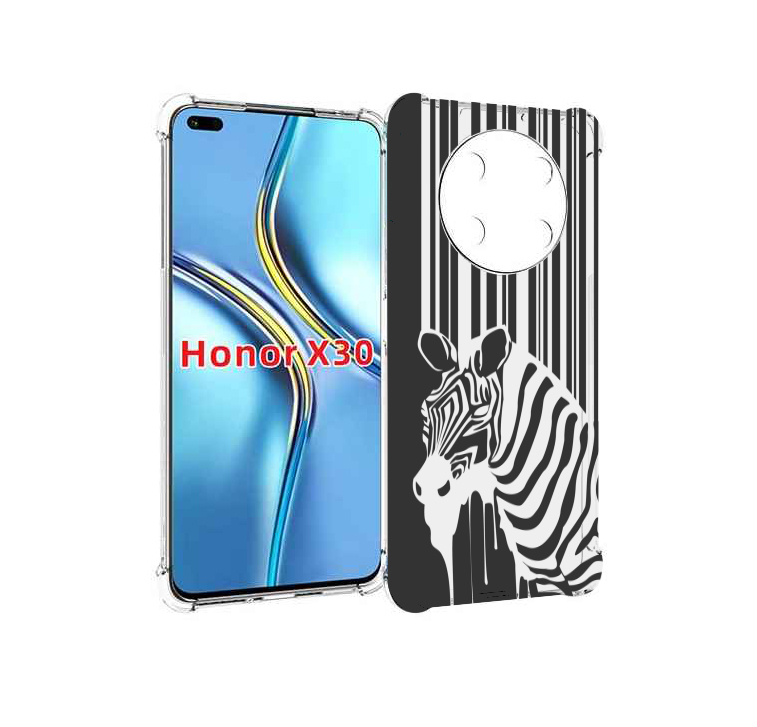 

Чехол MyPads Зебра для Honor X30 / Magic4 Lite 5G, Прозрачный, Tocco