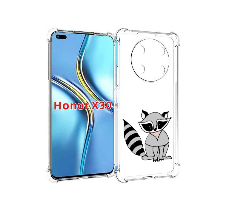 

Чехол MyPads Енотик для Honor X30 / Magic4 Lite 5G, Прозрачный, Tocco