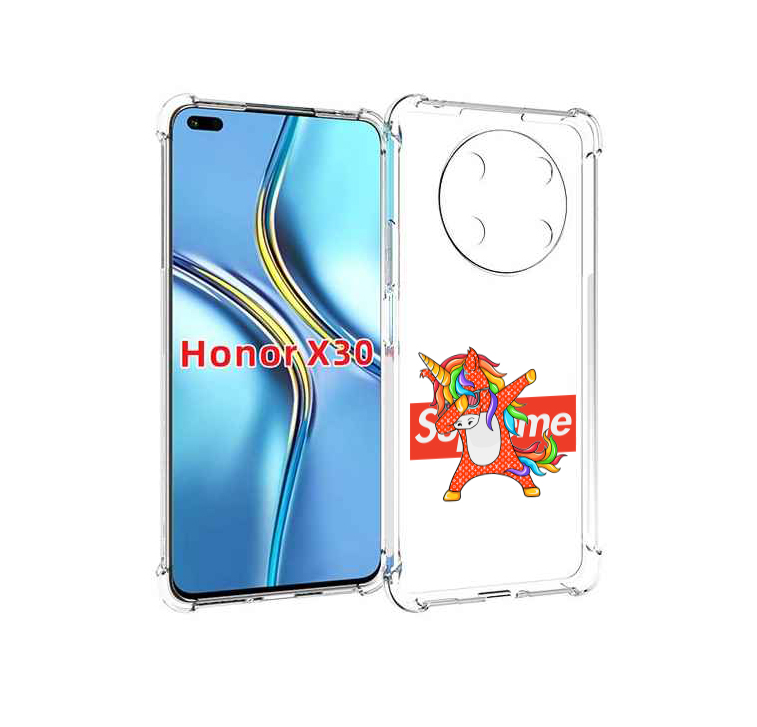 

Чехол MyPads Единорог-суприм для Honor X30 / Magic4 Lite 5G, Прозрачный, Tocco