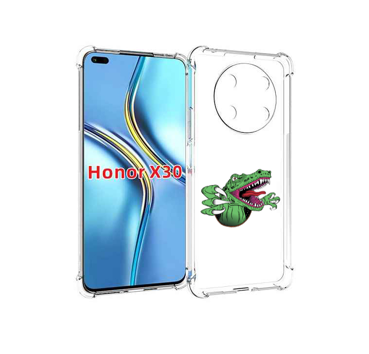 

Чехол MyPads Динозавр для Honor X30 / Magic4 Lite 5G, Прозрачный, Tocco