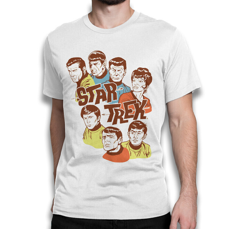 

Футболка мужская Dream Shirts Стар Трек 10006332 белая XS, Стар Трек 10006332