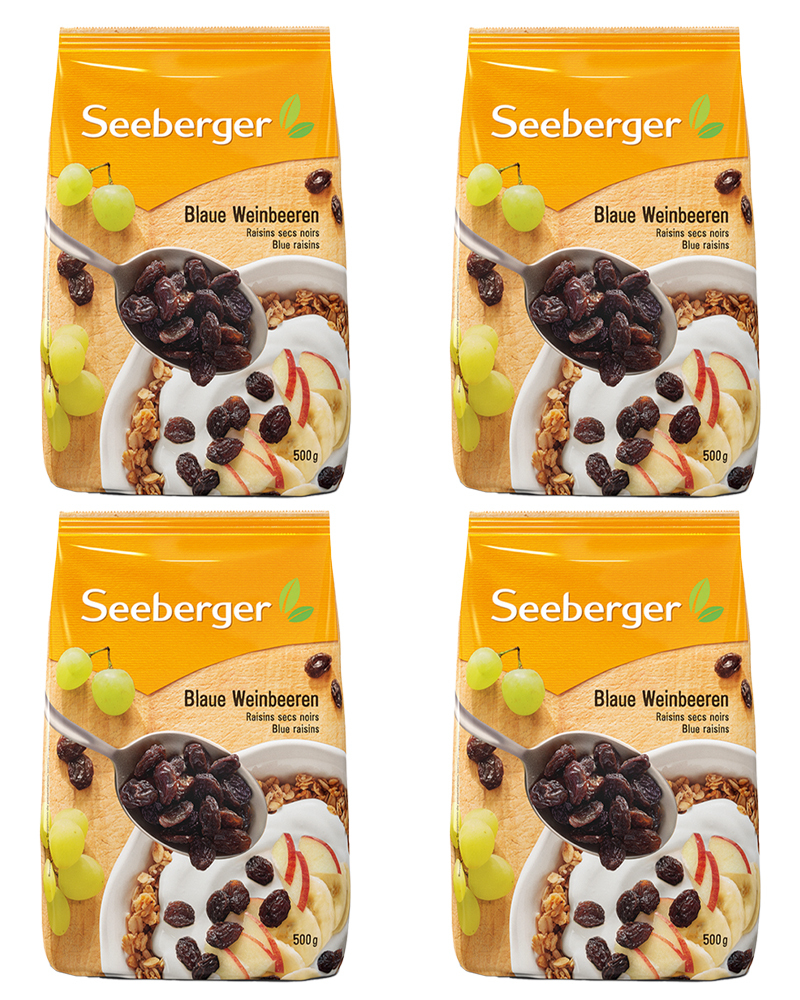 

Изюм из Темного Винограда Seeberger 500 гр. - 4 шт