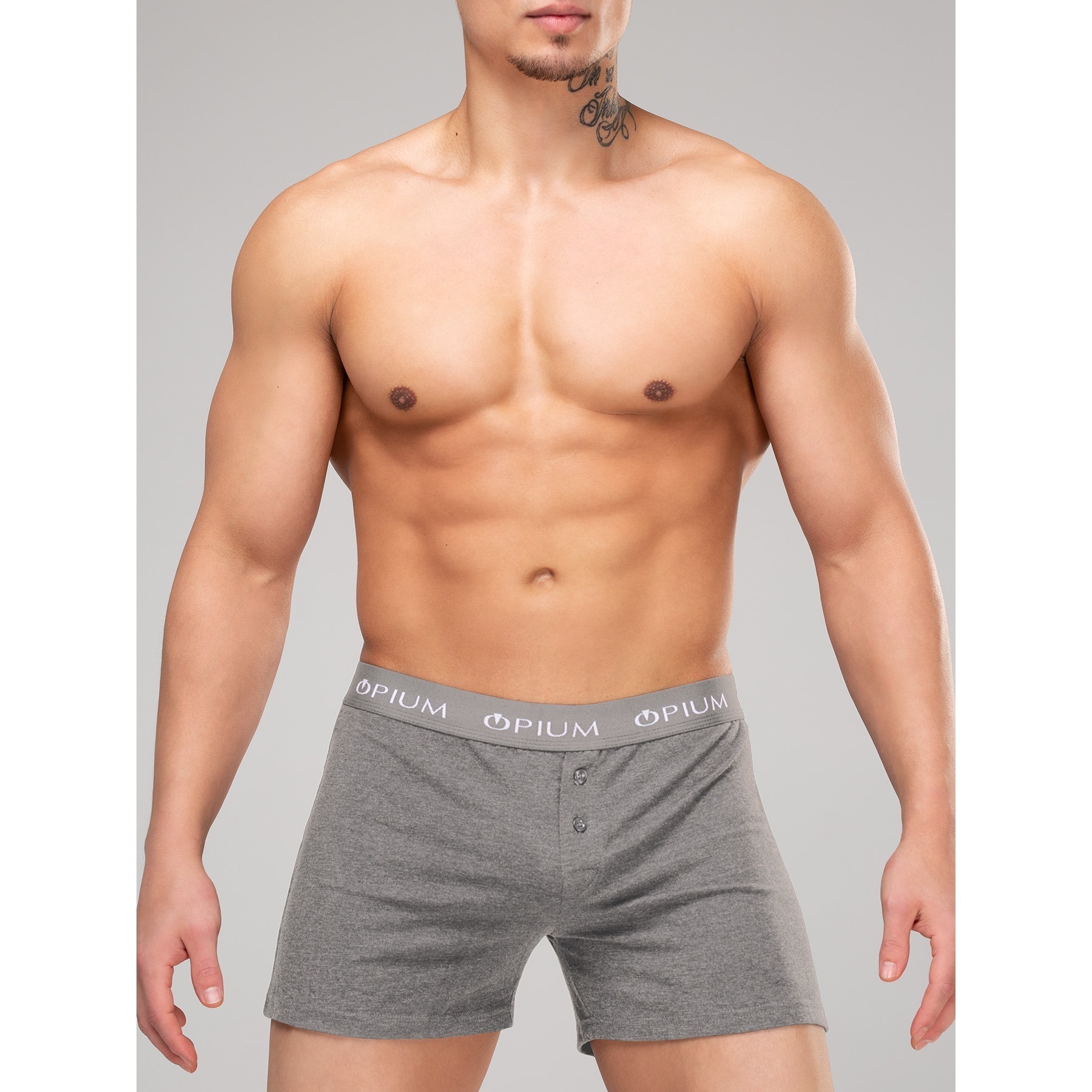 

Трусы мужские Opium R31 серые XXXL, Серый, R31