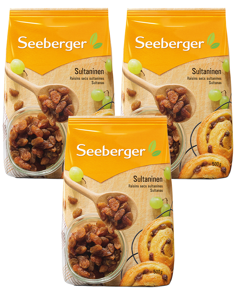 

Султанский изюм Seeberger 500 гр. - 3 шт