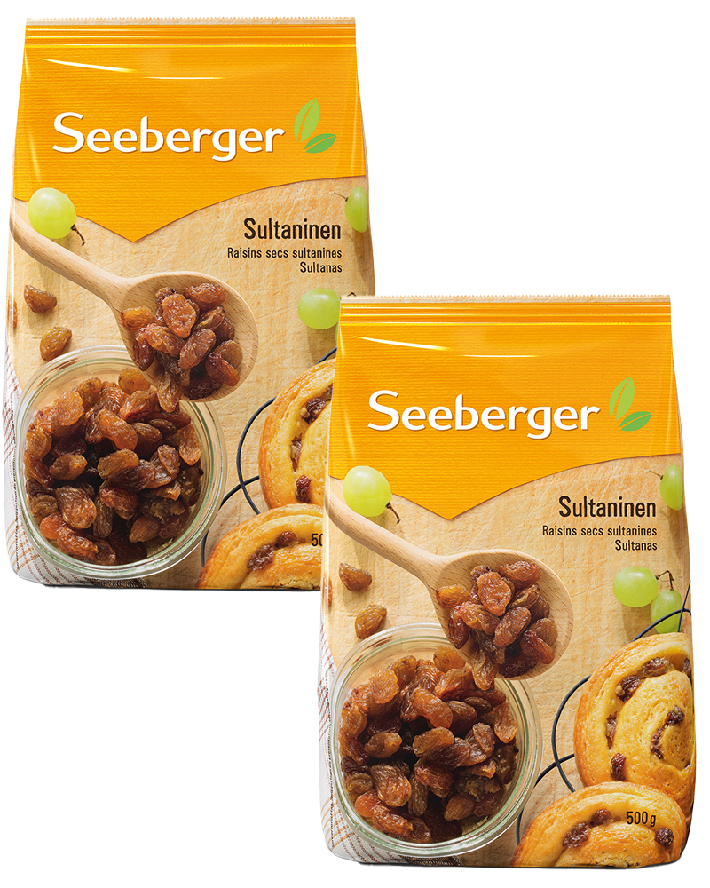 

Султанский изюм Seeberger 500 гр. - 2 шт