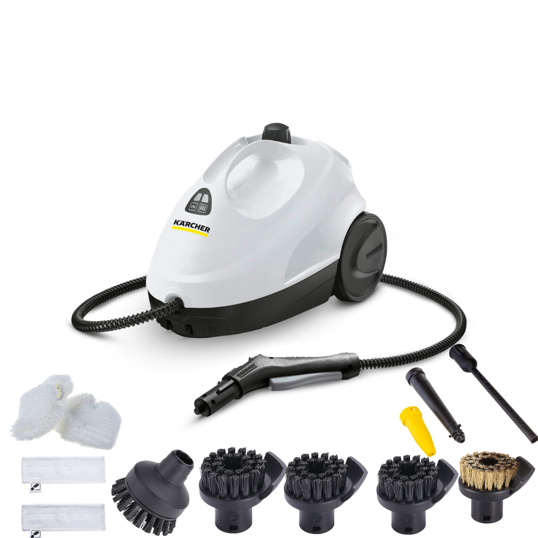 

Пароочиститель Karcher SC 2 EasyFix белый, SC 2 EasyFix+11 насадок IVAHAVI