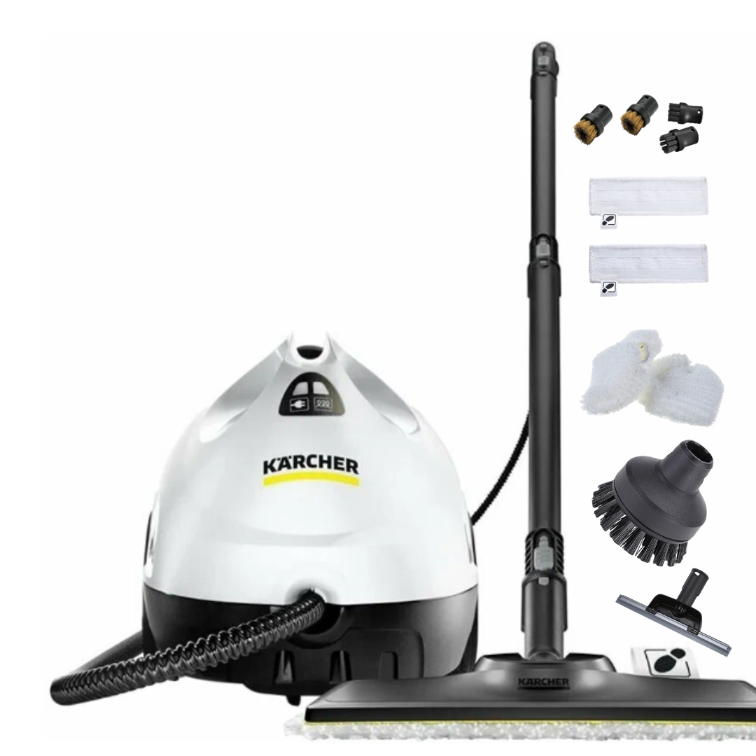 

Пароочиститель Karcher SC 2 EasyFix белый, SC 2 EasyFix+10 насадок IVAHAVI