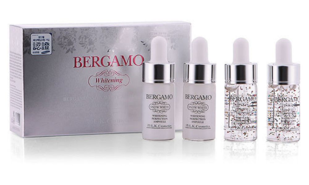 фото Набор осветляющих сывороток bergamo snow white & vita-white ampoule set 13 мл * 4 шт