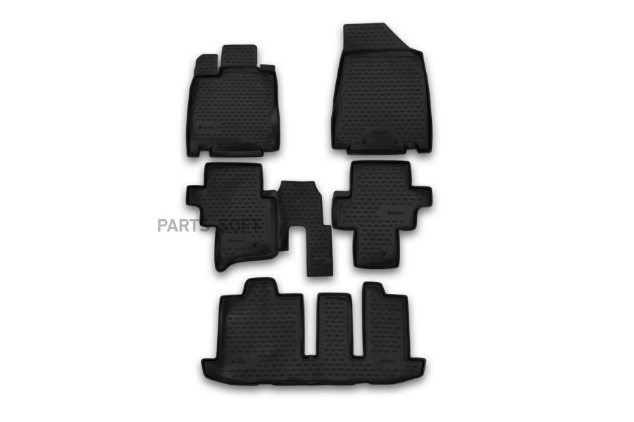 

Autofamily коврики standard, в салон nissan pathfinder, 2014-> 5 шт. (полиуретан, чёрные)