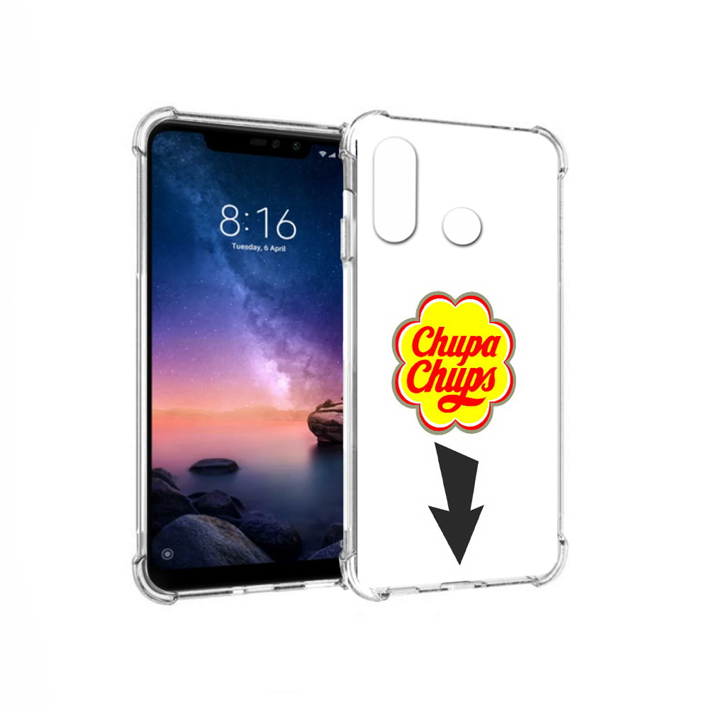 

Чехол MyPads Tocco для Xiaomi Redmi Note 6 чупа чупс (PT118671.310.694), Прозрачный, Tocco