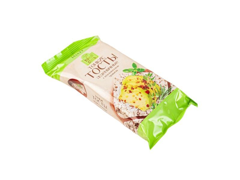 Хлебцы-тосты мультизерновые Тонкий стиль Злаковый коктейль с морской солью 33 г