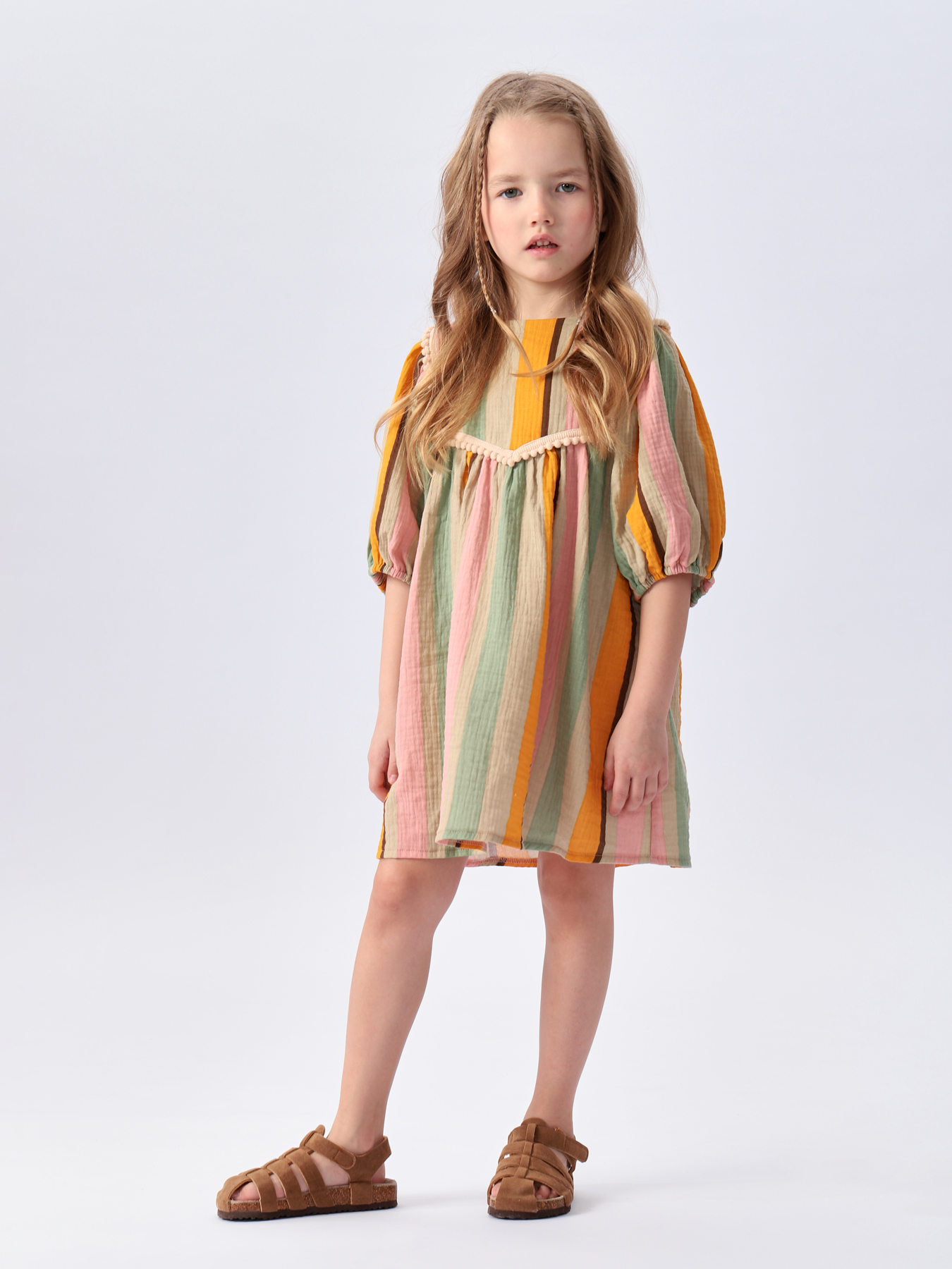 Платье детское Happy Baby 88132, stripes, 110