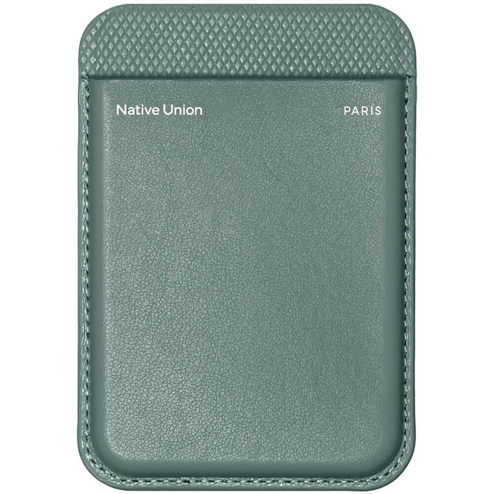 

Картхолдер Native Union Classic для Apple iPhone с MagSafe зелёный, Зеленый, Apple iPhone с MagSafe