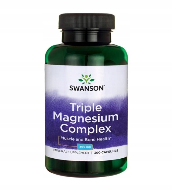 Магний SWANSON Triple Magnesium Complex капсулы 300
