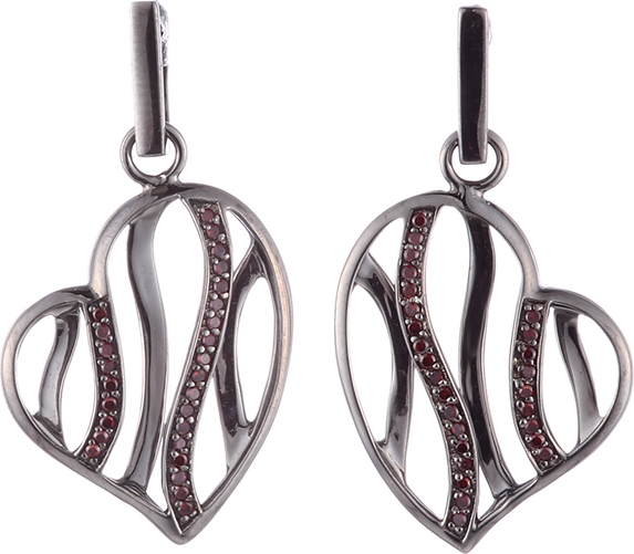

Серьги женские из серебра Джей Ви 05S2AV0155407REEA, фианит, 05S2AV0155407REEA