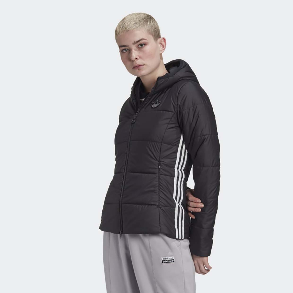 фото Куртка женская adidas slim jacket черная 42