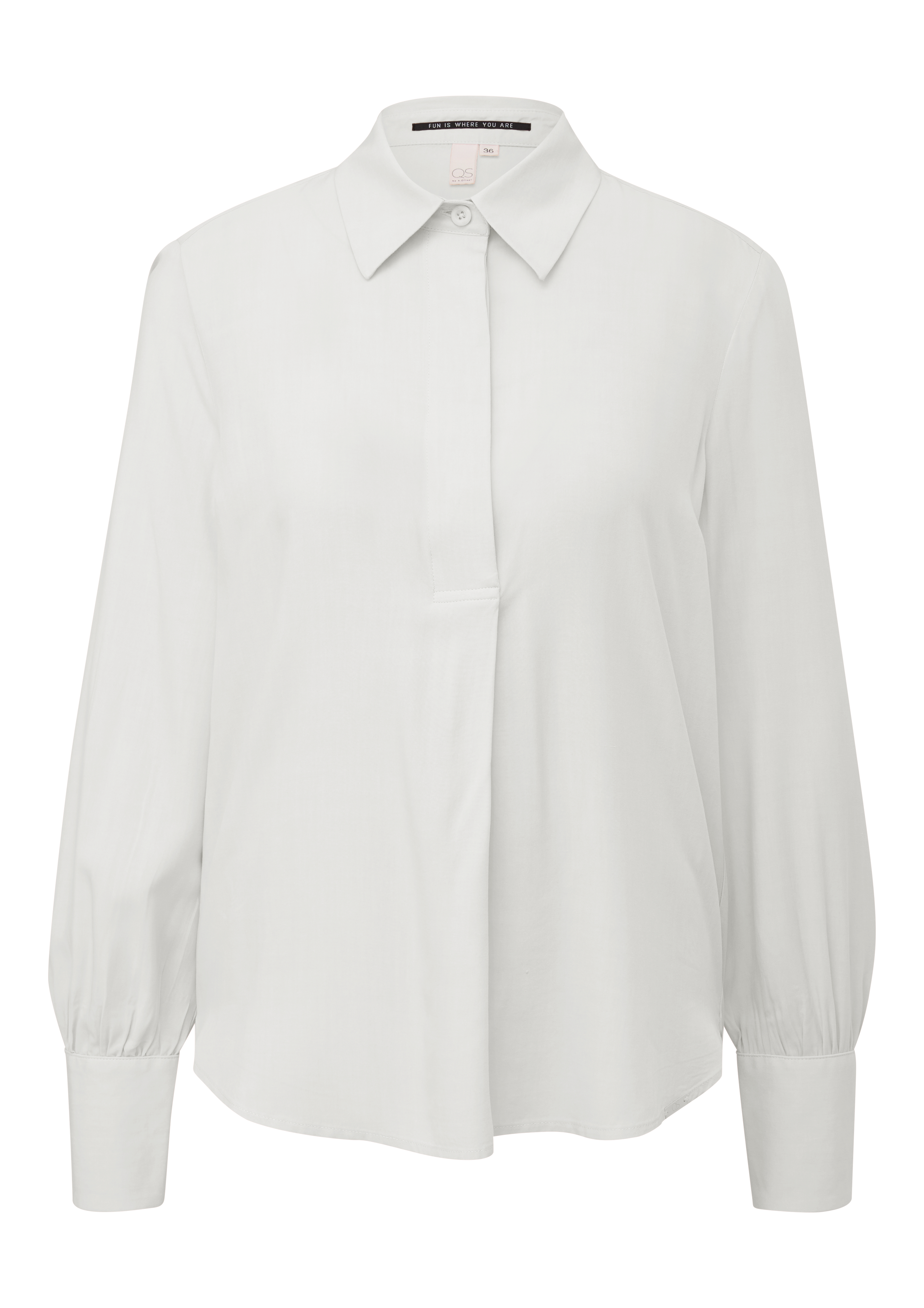 Блуза женская QS by sOliver 21375650200 белая 34 DE 4490₽