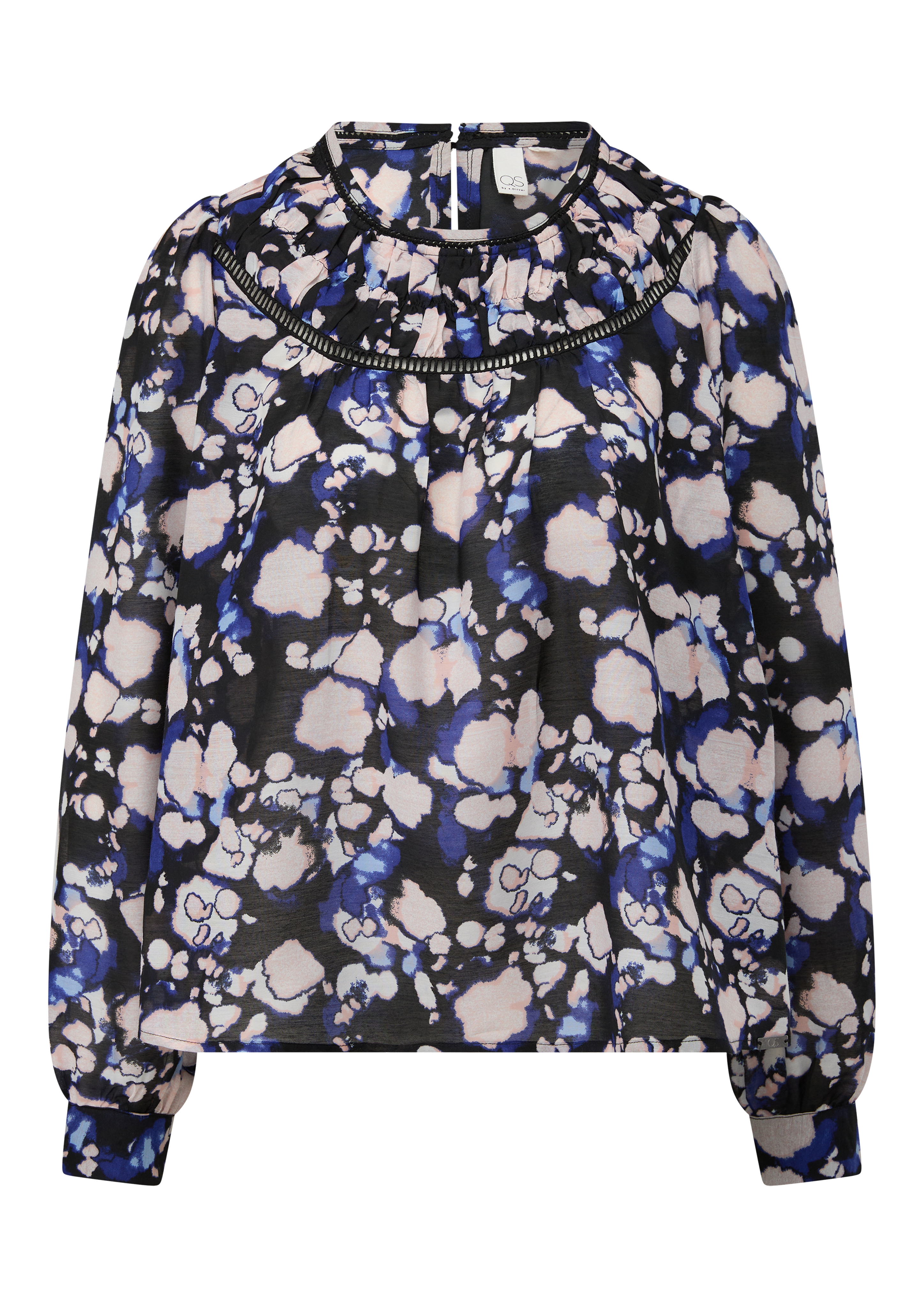 Блуза женская QS by sOliver 213745799A0 черная 34 DE 1797₽