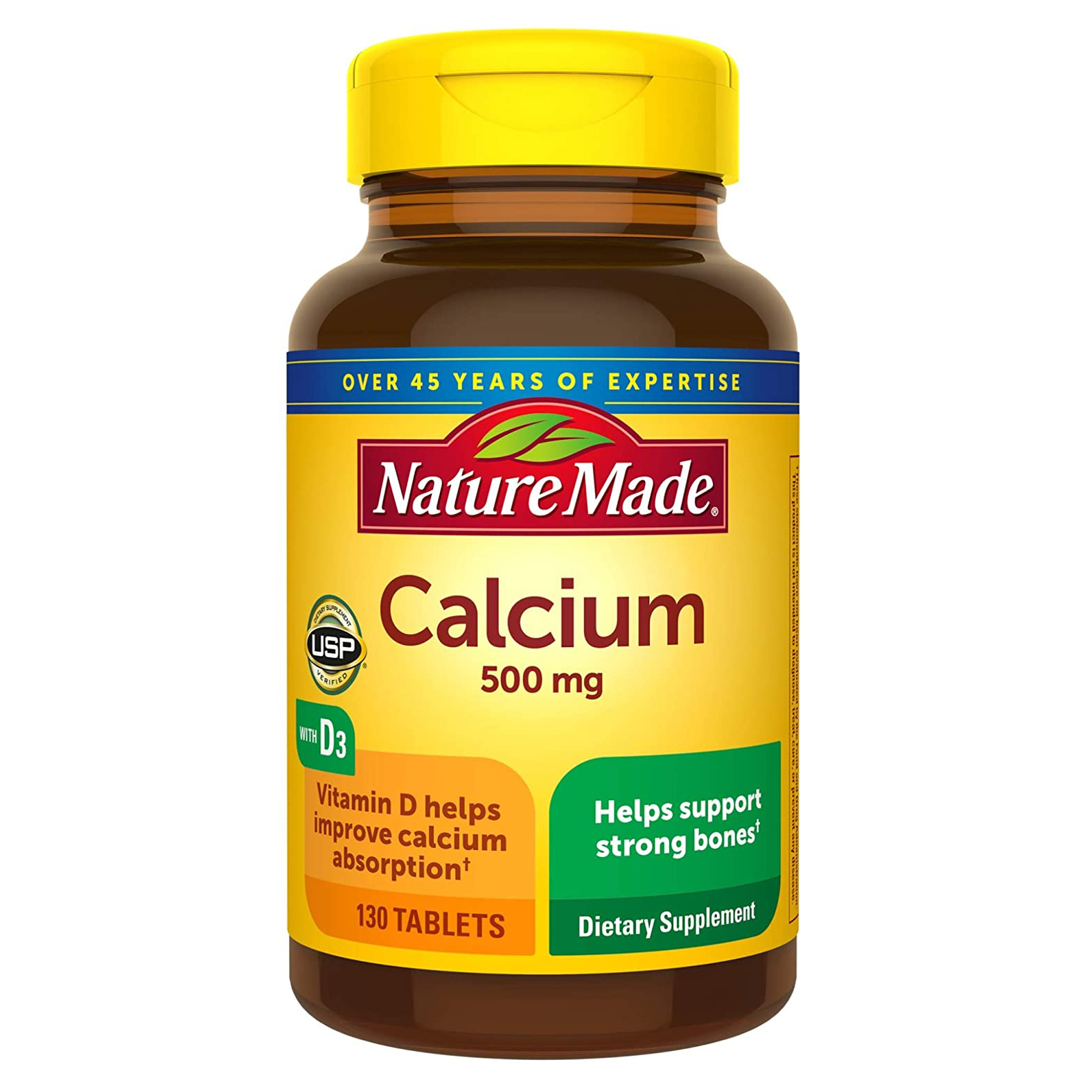 Купить Calcium with Vitamin D3 400 IU, Витаминно-минеральный комплекс, Nature Made Calcium 500 мг with Vitamin D3 400 IU