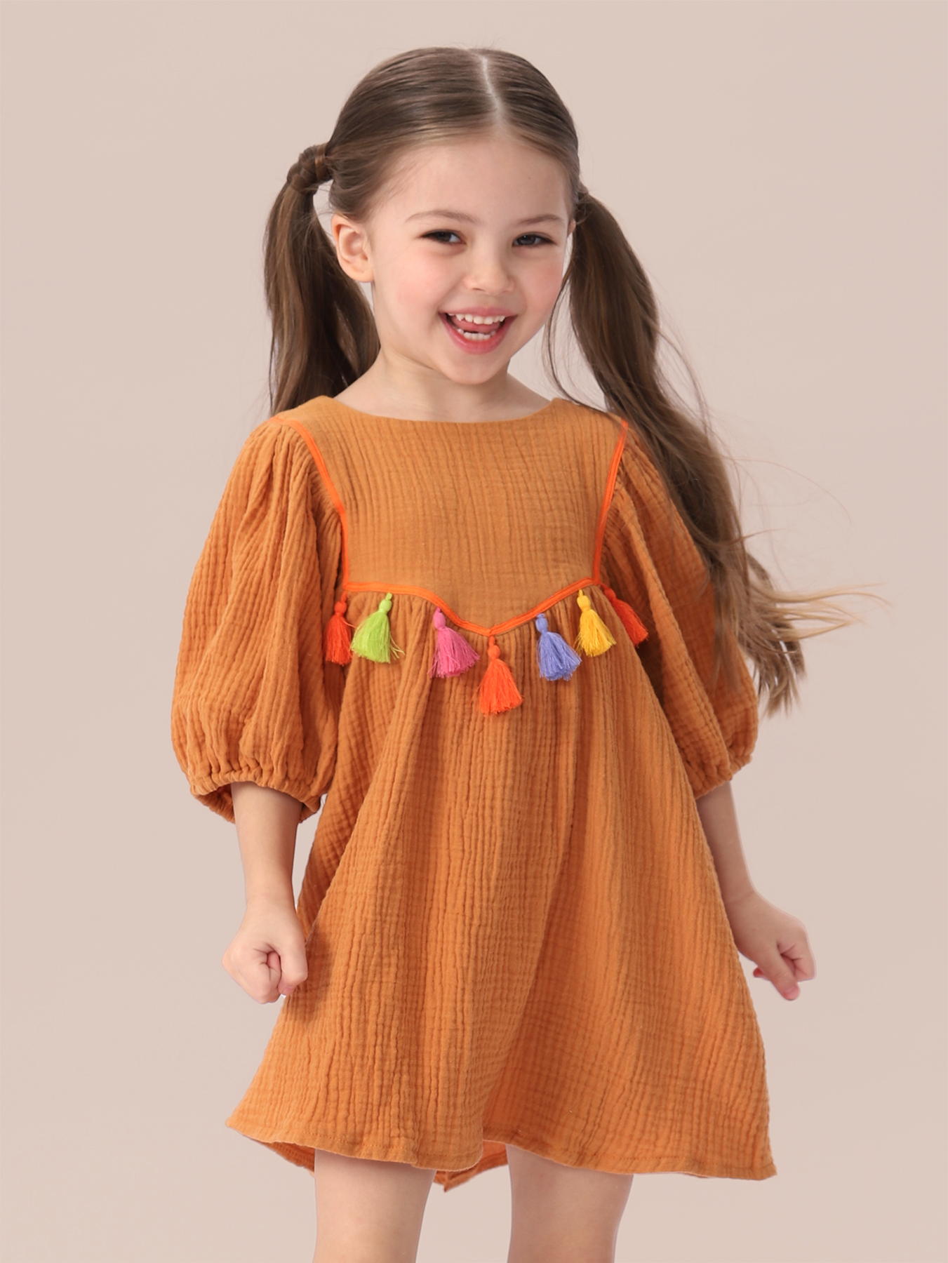 

Платье детское Happy Baby 88132, brown, 86, Коричневый, 88132