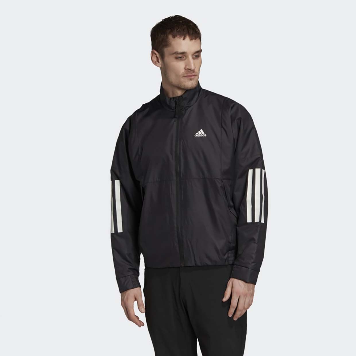 фото Ветровка мужская adidas bts light jack черная xl