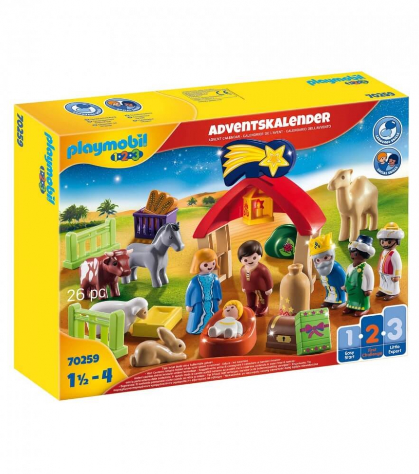 

Конструктор Playmobil Рождественский календарь - Рождественские ясли 70259
