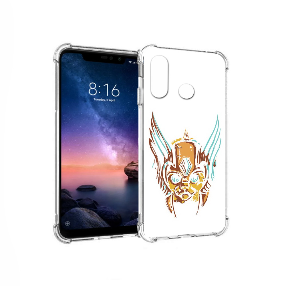 

Чехол MyPads Tocco для Xiaomi Redmi Note 6 тор абстракция (PT118671.310.644), Прозрачный, Tocco