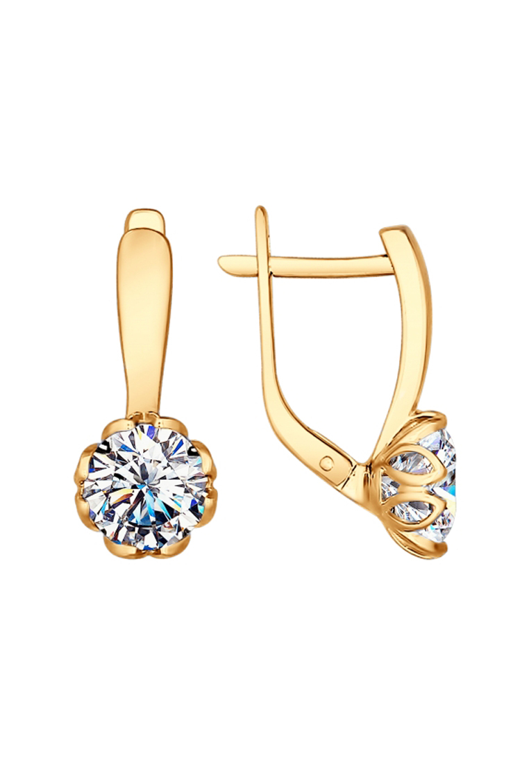 

Серьги из серебра с фианитом SOKOLOV 89020086, 89020086_k