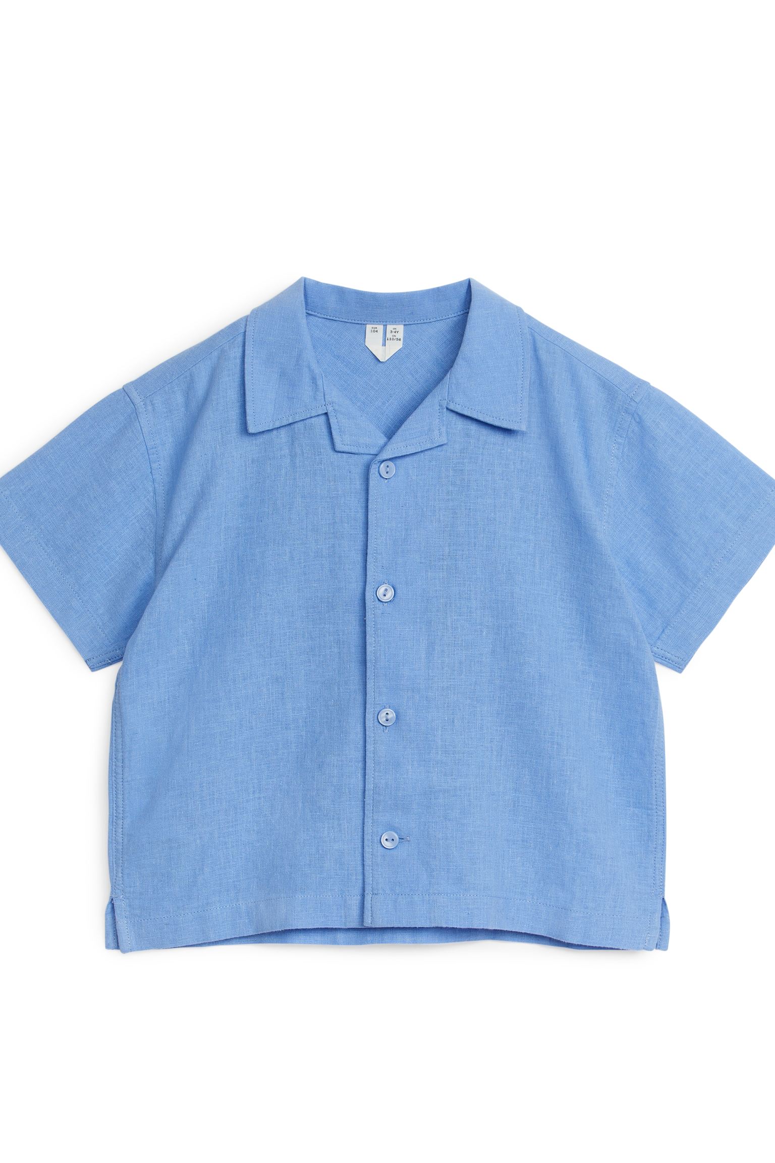 Рубашка с коротким рукавом ARKET для мальчиков 140 Синий (доставка из-за рубежа)