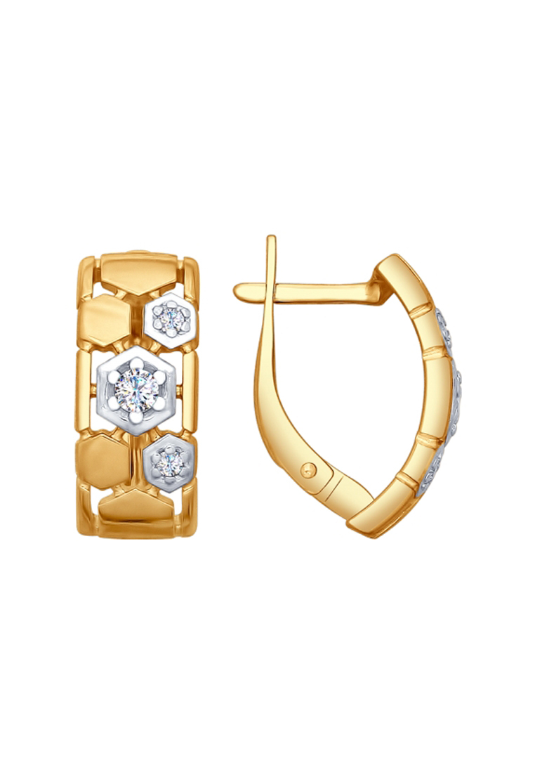 

Серьги из серебра с фианитом SOKOLOV 93020804, 93020804_k