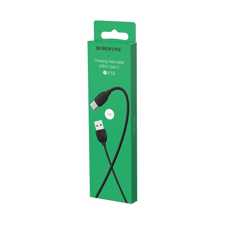 

Кабель BX19 USB Type-C 1M Borofone черный