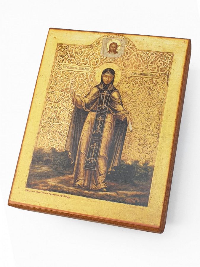 

Икона Анна Кашинская, под старину, 15х19 см