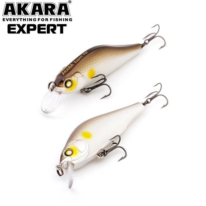 

Воблер Akara Expert 70F 9 гр 1/3 oz 2,8 in A134, Разноцветный, Expert