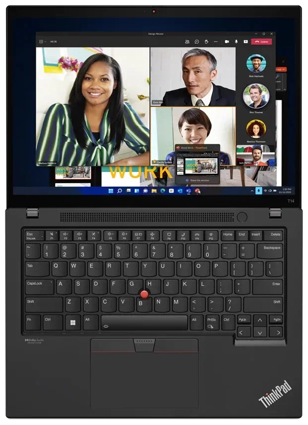 

Ноутбук Lenovo ThinkPad T14 Gen 4 черный (21HD005BRT), ThinkPad T14 Gen 4