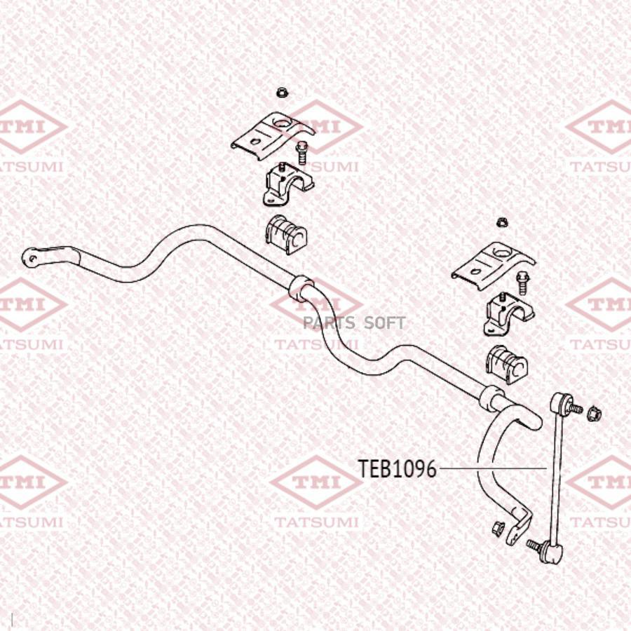 Тяга стабилизатора SUZUKI SX4 06- перед.лев./прав. Tatsumi TEB1096 100055779116