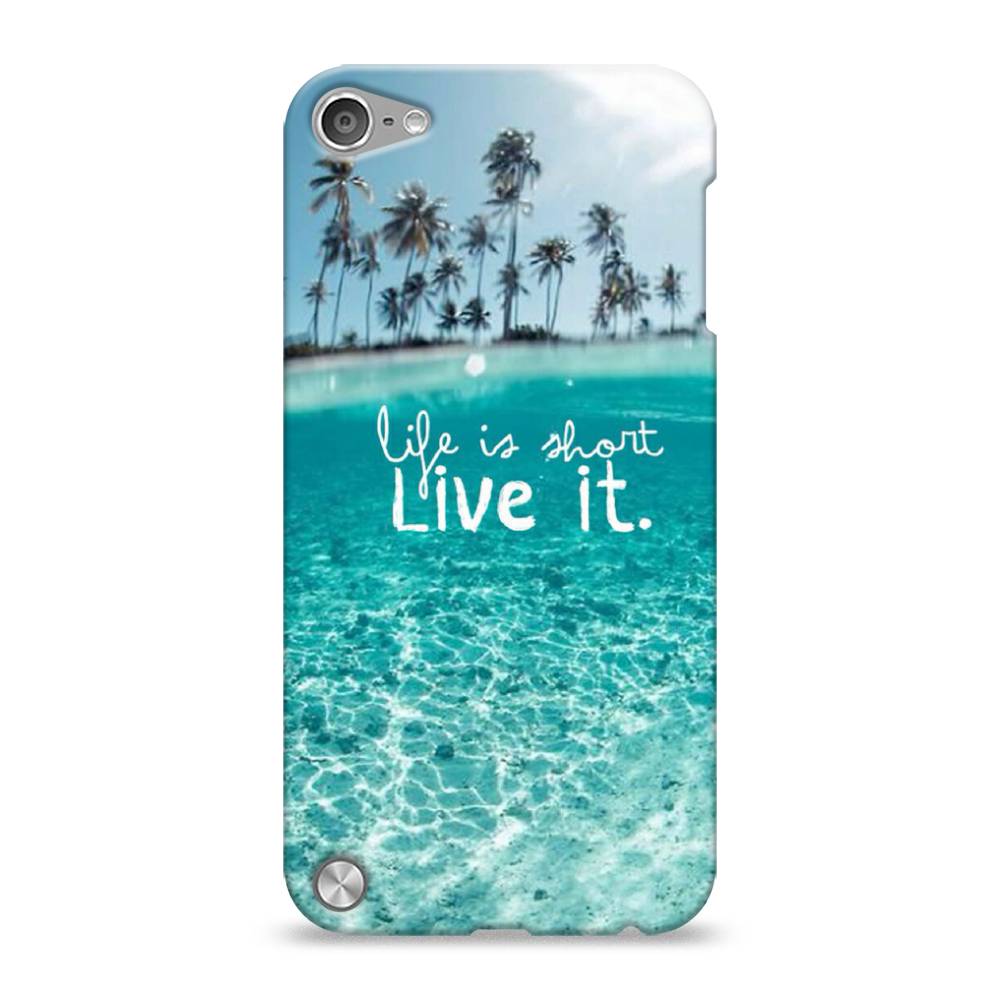 

Пластиковый чехол "Live it" на Apple iPod Touch, 11120-5