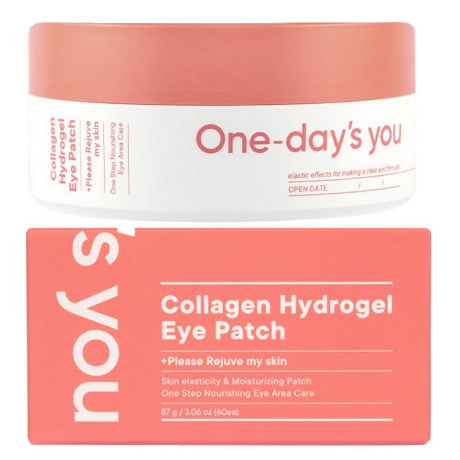 фото Гидрогелевые патчи для глаз one-day's you с коллагеном collagen hydrogel eye patch, 60 шт.