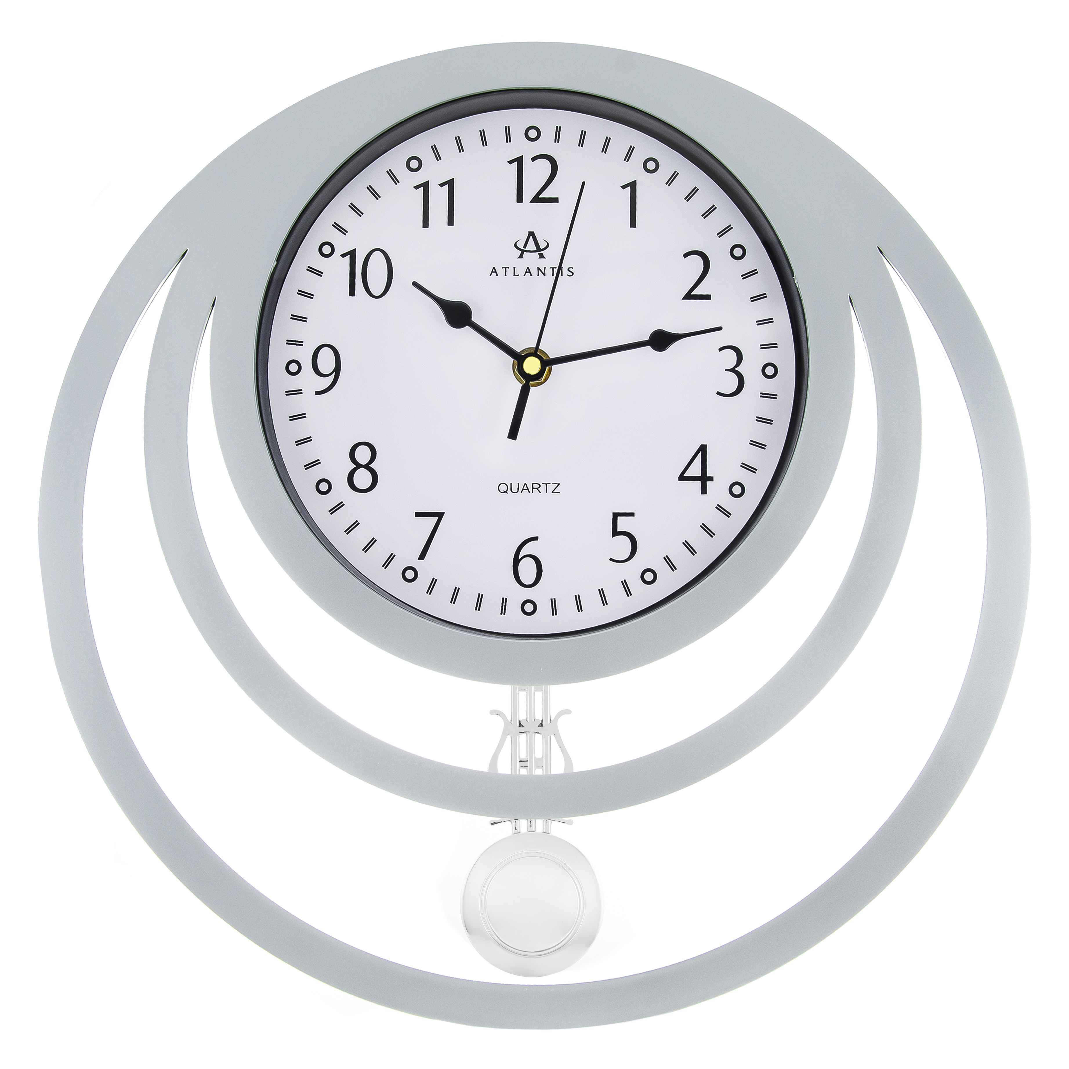 

Интерьерные часы Atlantis TIME GD-8809B silver, GD-8809B