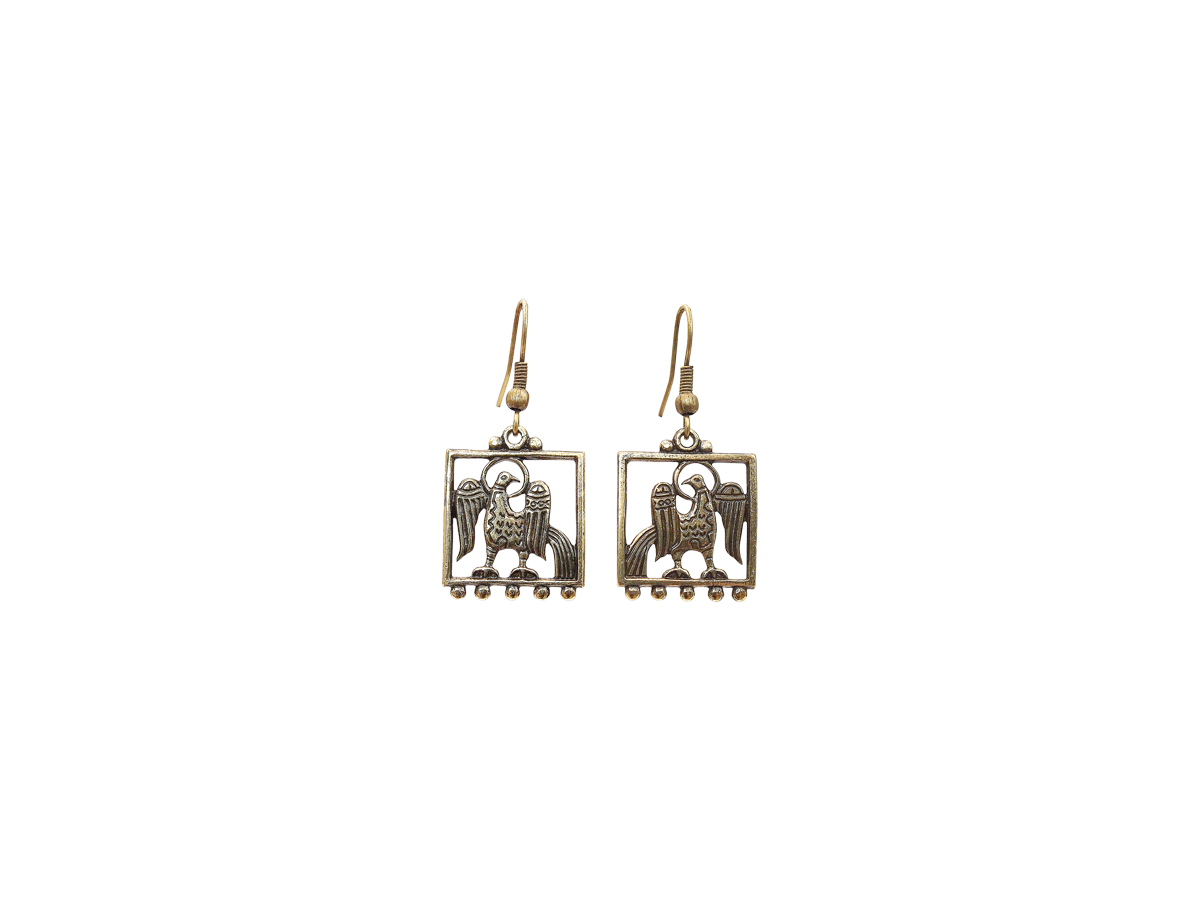 

Серьги подвески из латуни Мастерская Алёшиных Л27.24.02.00, Л27.24.02.00