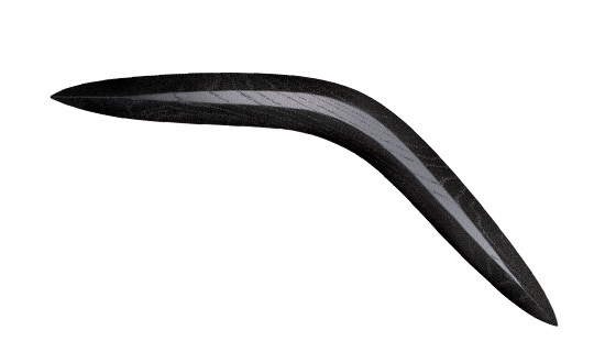 

Туристический нож Cold Steel Boomerang, черный