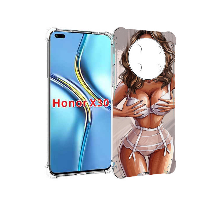 

Чехол MyPads Девушка-в-кружевном для Honor X30 / Magic4 Lite 5G, Прозрачный, Tocco