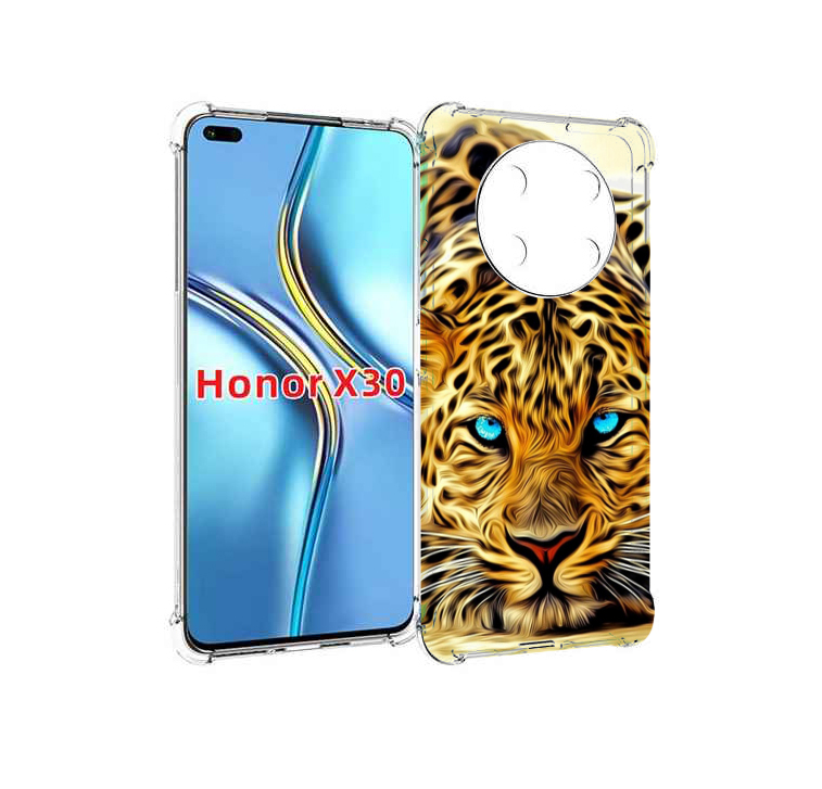 

Чехол MyPads Голубоглазый-гепард для Honor X30 / Magic4 Lite 5G, Прозрачный, Tocco